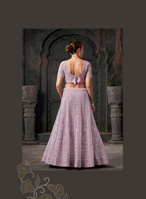 Latest Premium Net With Zarkan Lehenga Collection | Ready To Wear Code-9011 To 9011C