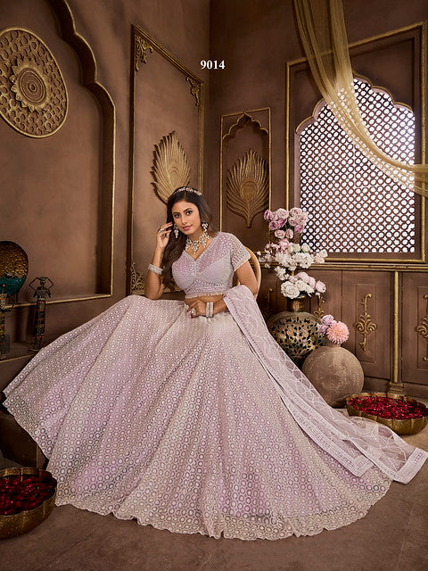 Silsila Sitare Premium Net With Sequance Lehenga | Ready To Wear Code-9014
