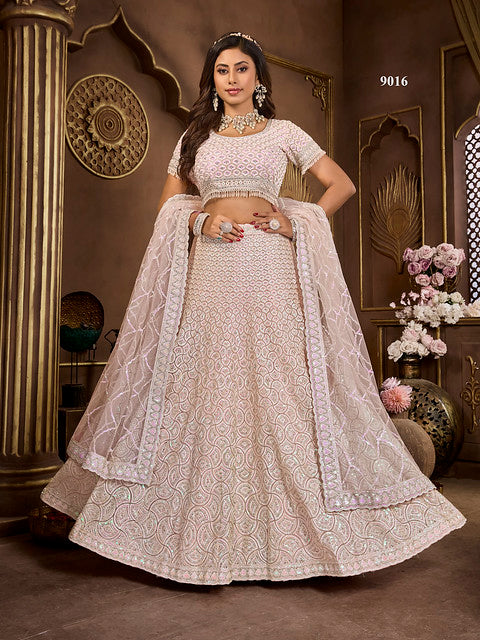 Special Premium Net With Zarkan Lehenga | Ready To Wear Code-9016