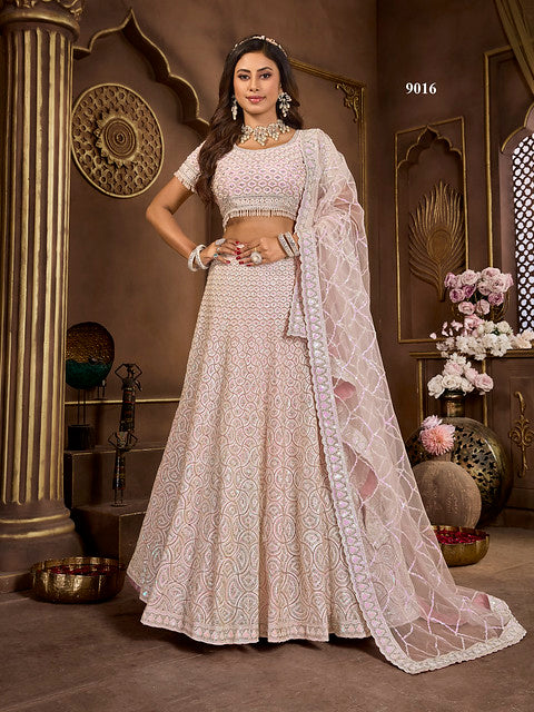 Special Premium Net With Zarkan Lehenga | Ready To Wear Code-9016