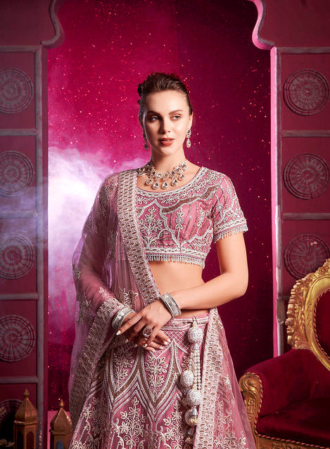 Latest Premium Net With Codding Sequance Lehenga | Ready To Wear Code-9017