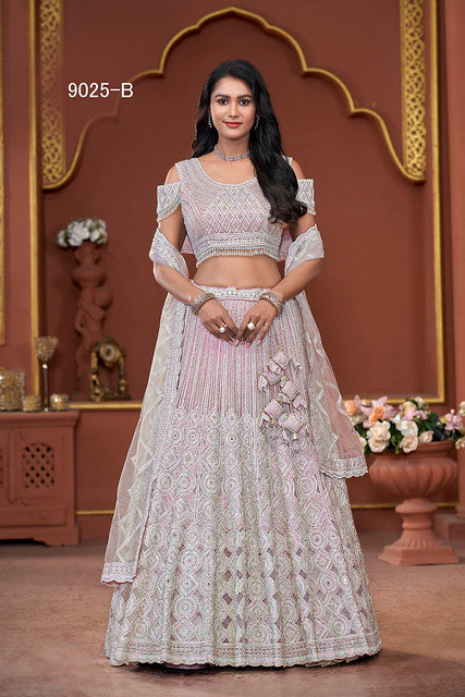 Ruhani Raat Premium Net Lehenga Collection | Ready To Wear Code-9025 To 9025 C