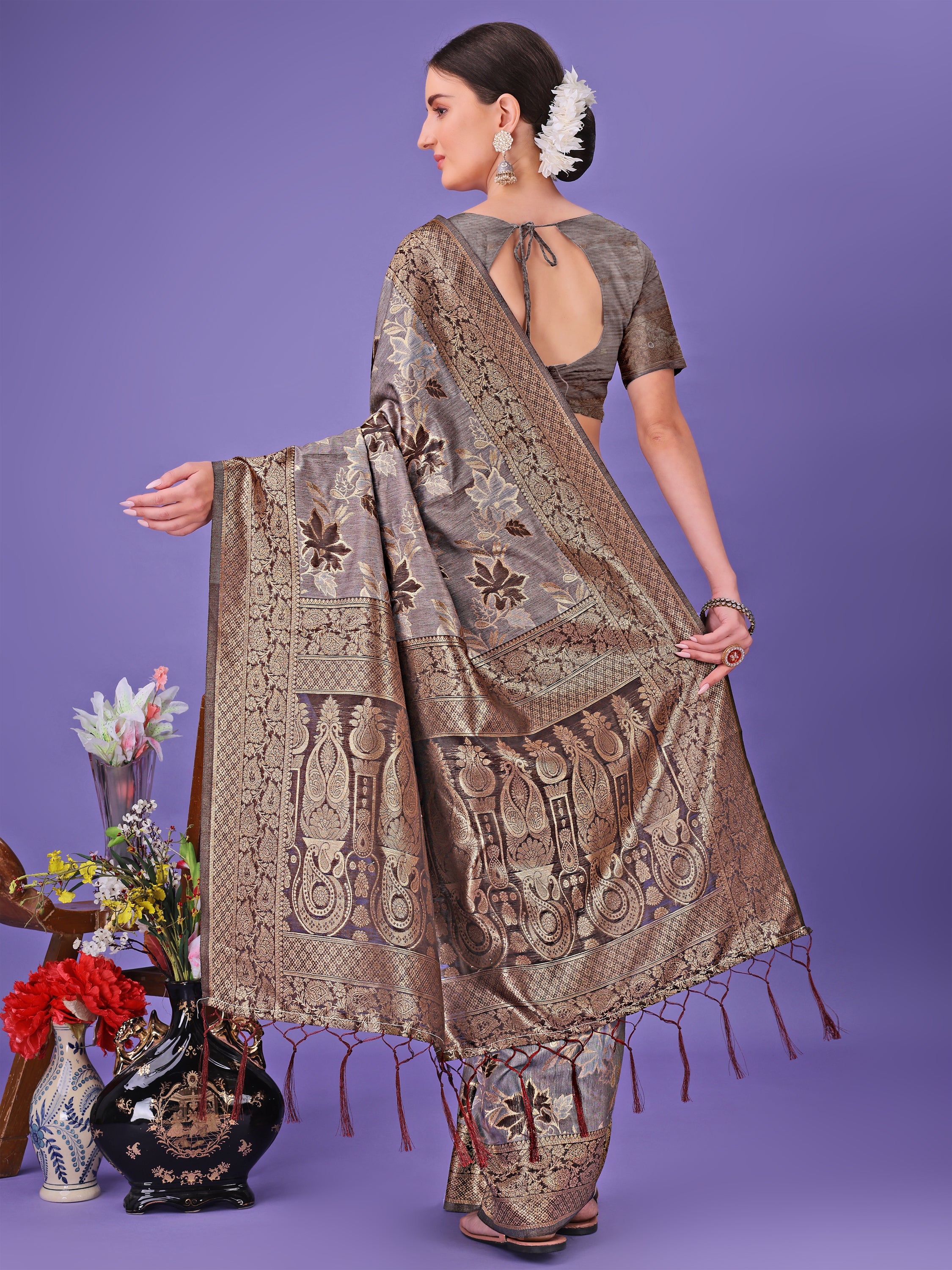 Rangrez Raag Cotton Sarees Collection | Ready To Wear SKU - ASFLO2001 to 07