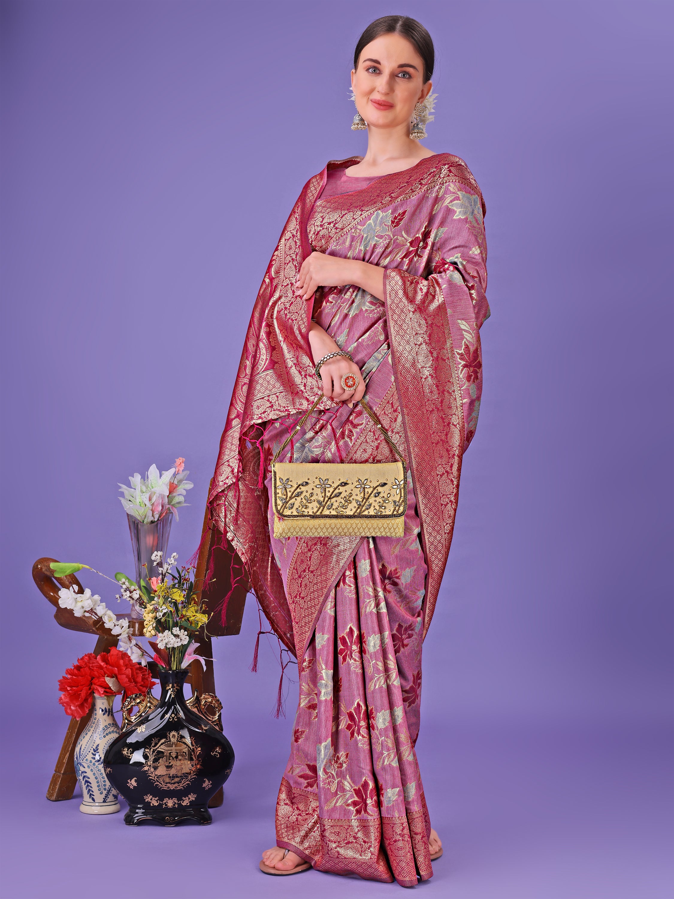 Rangrez Raag Cotton Sarees Collection | Ready To Wear SKU - ASFLO2001 to 07