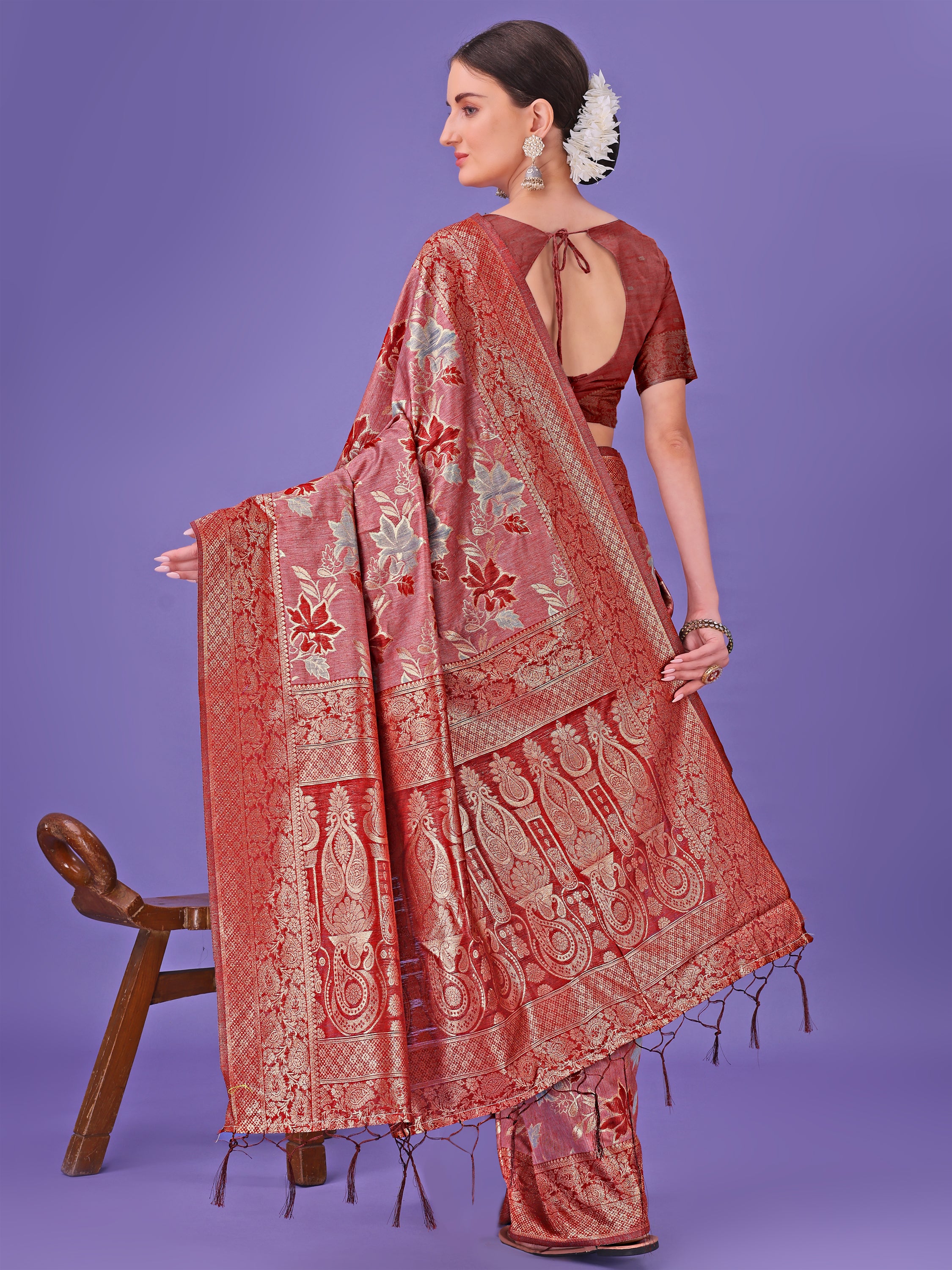 Rangrez Raag Cotton Sarees Collection | Ready To Wear SKU - ASFLO2001 to 07