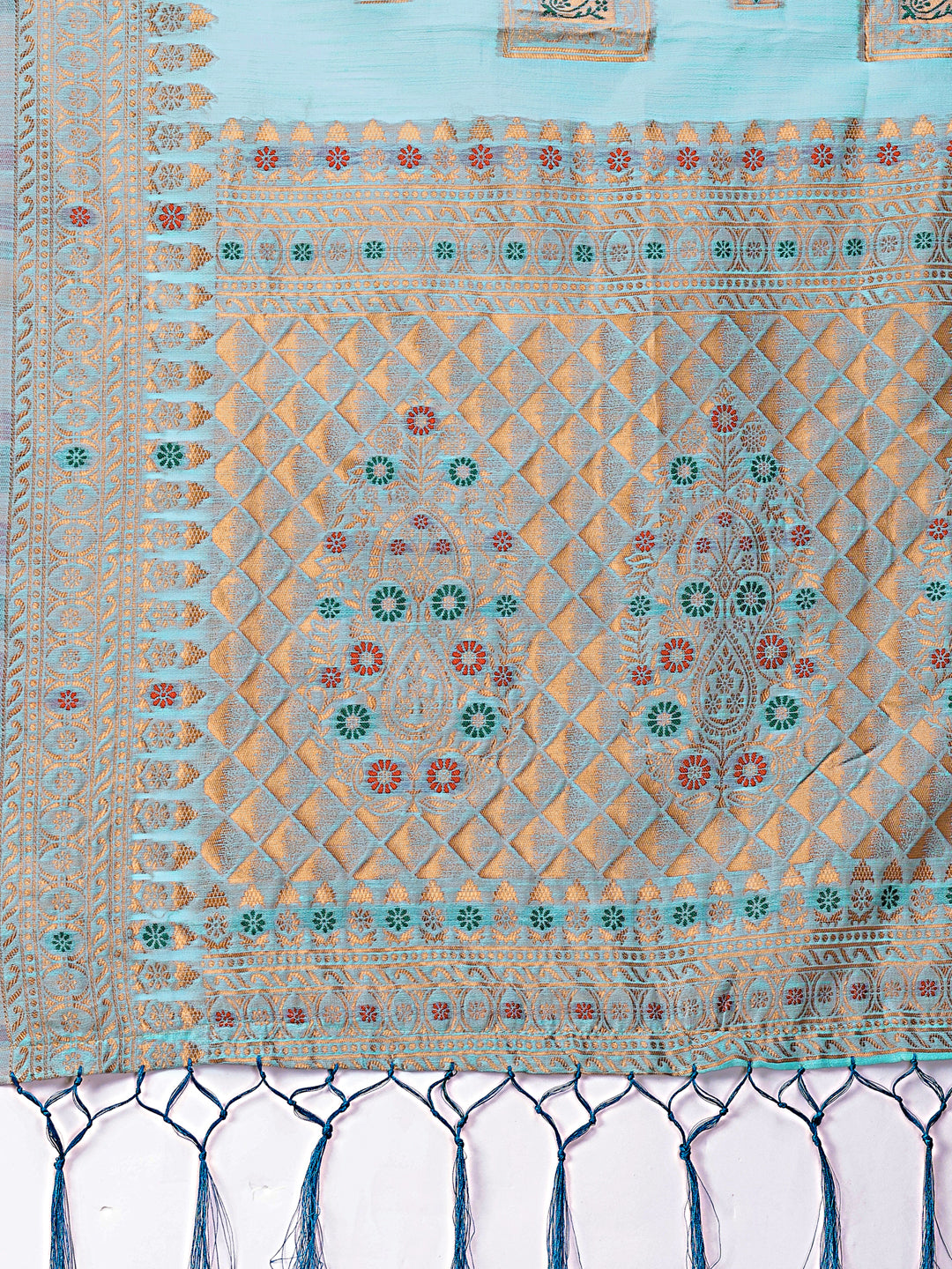 Anokhi Aanchal Saree | Sea Green Color | Ready To Wear SKU-ASNAZ2002