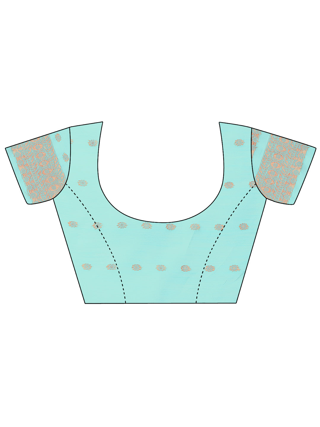 Anokhi Aanchal Saree | Sea Green Color | Ready To Wear SKU-ASNAZ2002