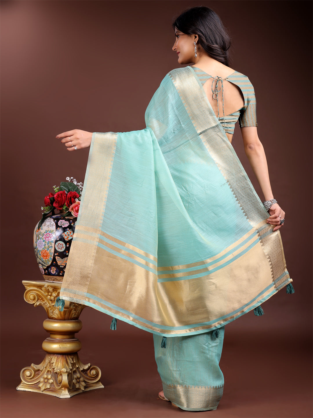 Aarambh Cotton Grace Saree Collection| Ready To Wear SKU-SWBEL1001 to 06