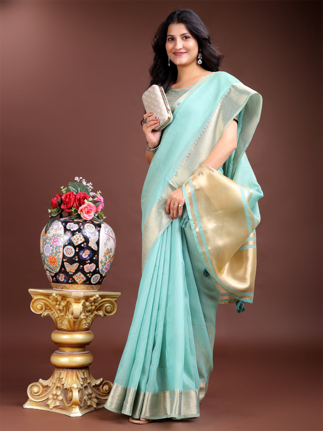 Aarambh Cotton Grace Saree Collection| Ready To Wear SKU-SWBEL1001 to 06