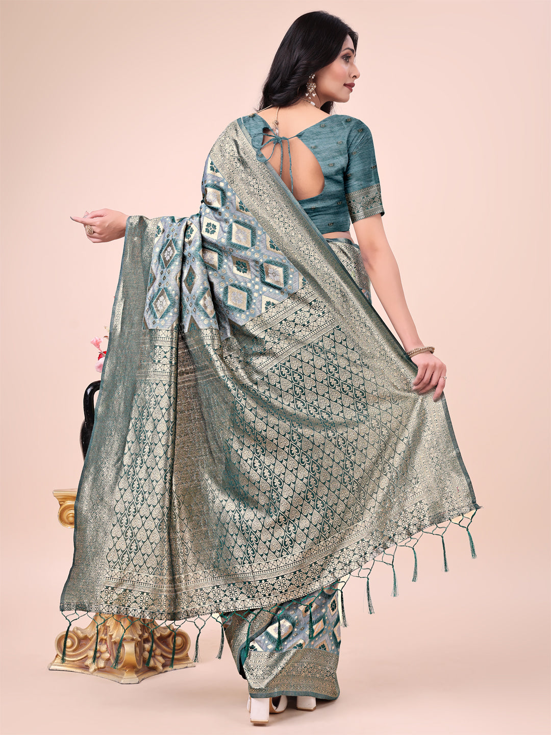 Saanwariya Sutra Cotton Sarees Collection | Ready To Wear SKU - ASSHU1001 to 05