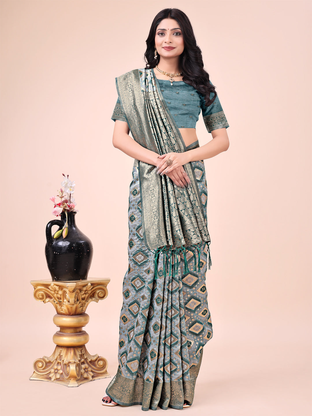 Saanwariya Sutra Cotton Sarees Collection | Ready To Wear SKU - ASSHU1001 to 05