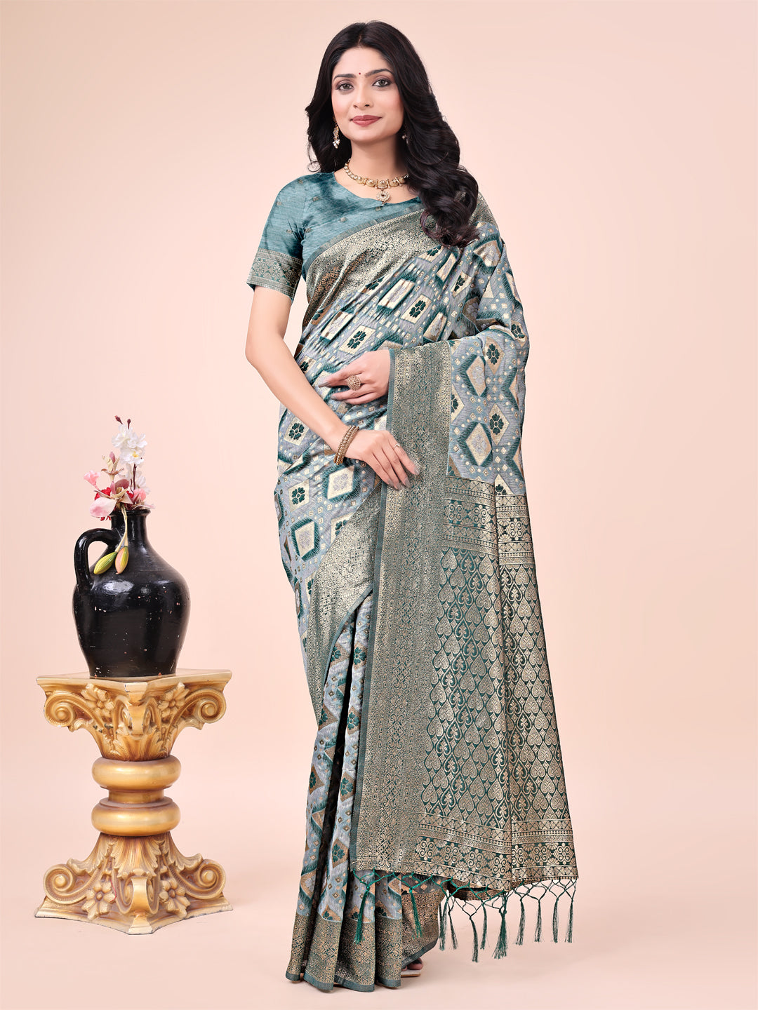 Saanwariya Sutra Cotton Sarees Collection | Ready To Wear SKU - ASSHU1001 to 05