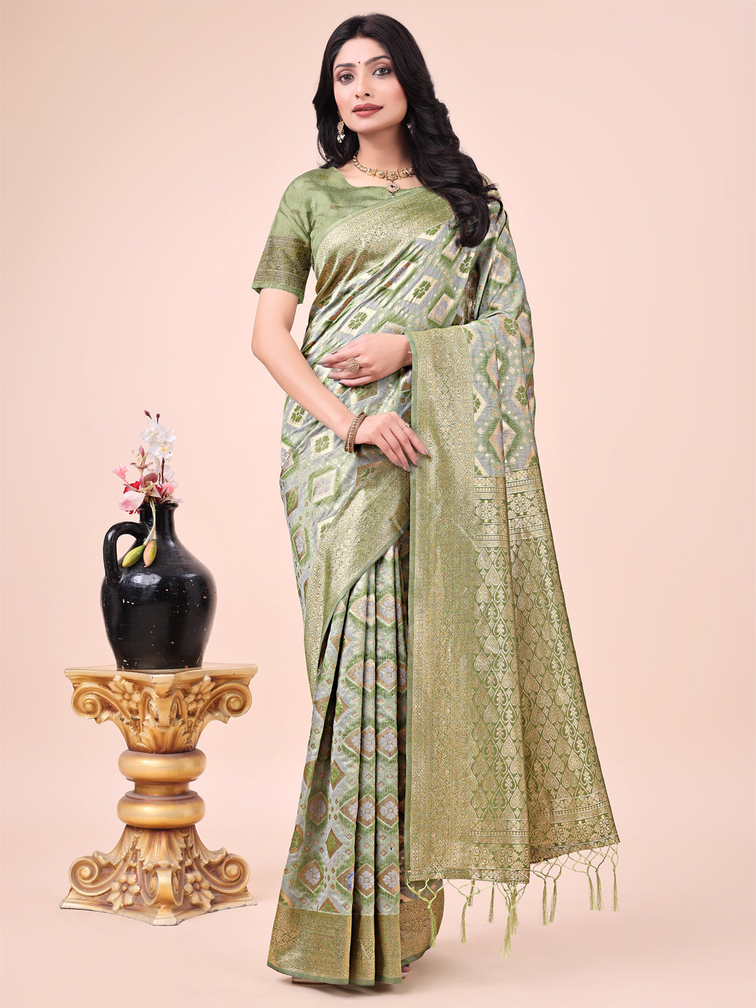 Saanwariya Sutra Cotton Sarees Collection | Ready To Wear SKU - ASSHU1001 to 05