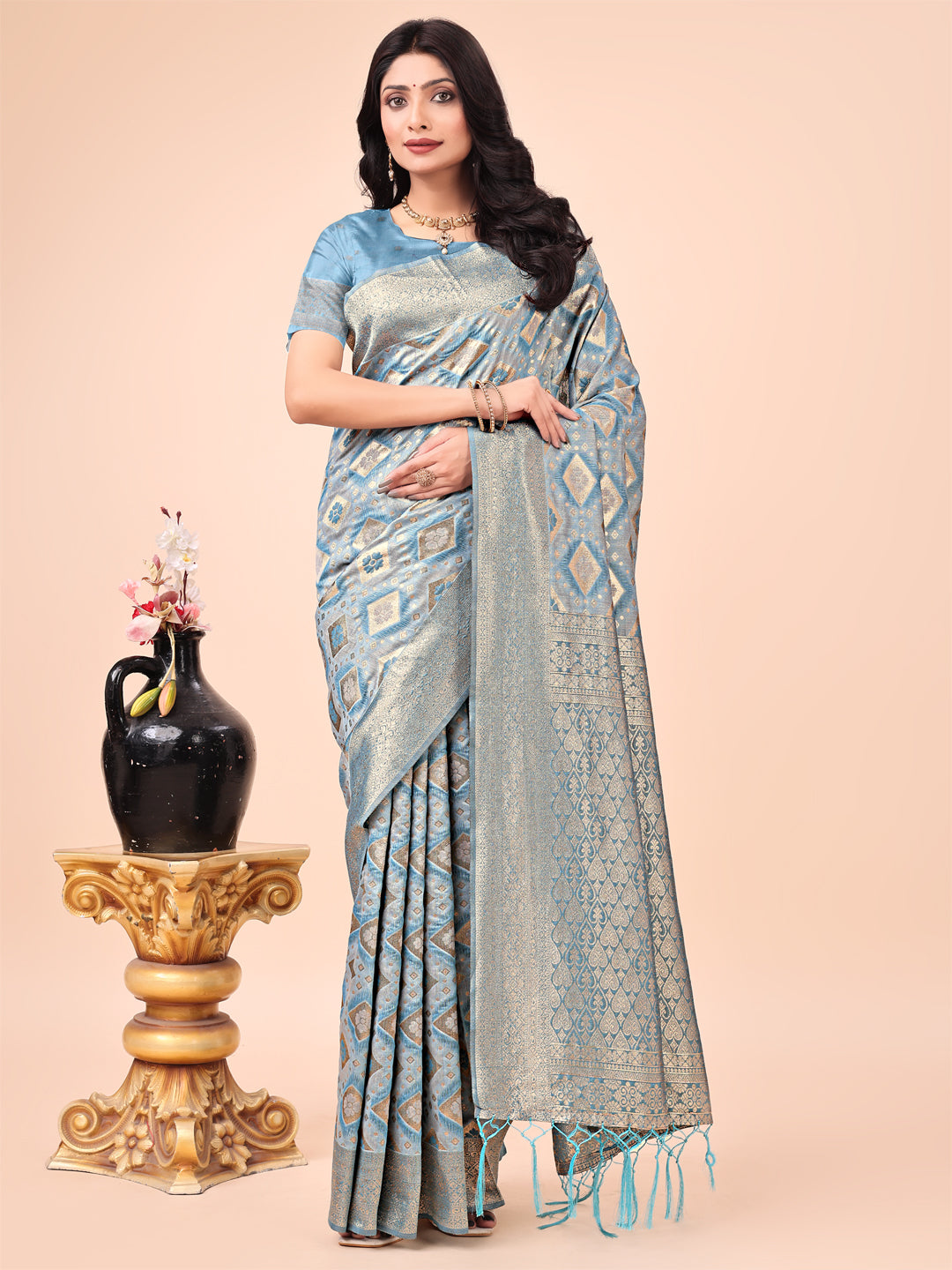 Saanwariya Sutra Cotton Sarees Collection | Ready To Wear SKU - ASSHU1001 to 05