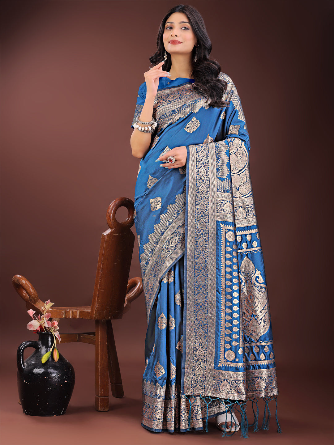 Kalamkari Katha Saree Collection| Ready To Wear SKU-ASTAN1001 To 06