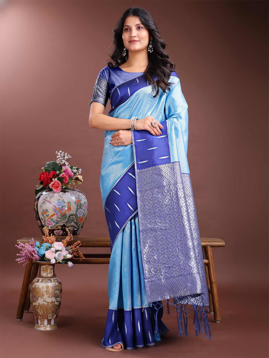 Chandrika Charm Lichi Silks Saree Collection | Ready To Wear SKU - ASDAI1001 to 08