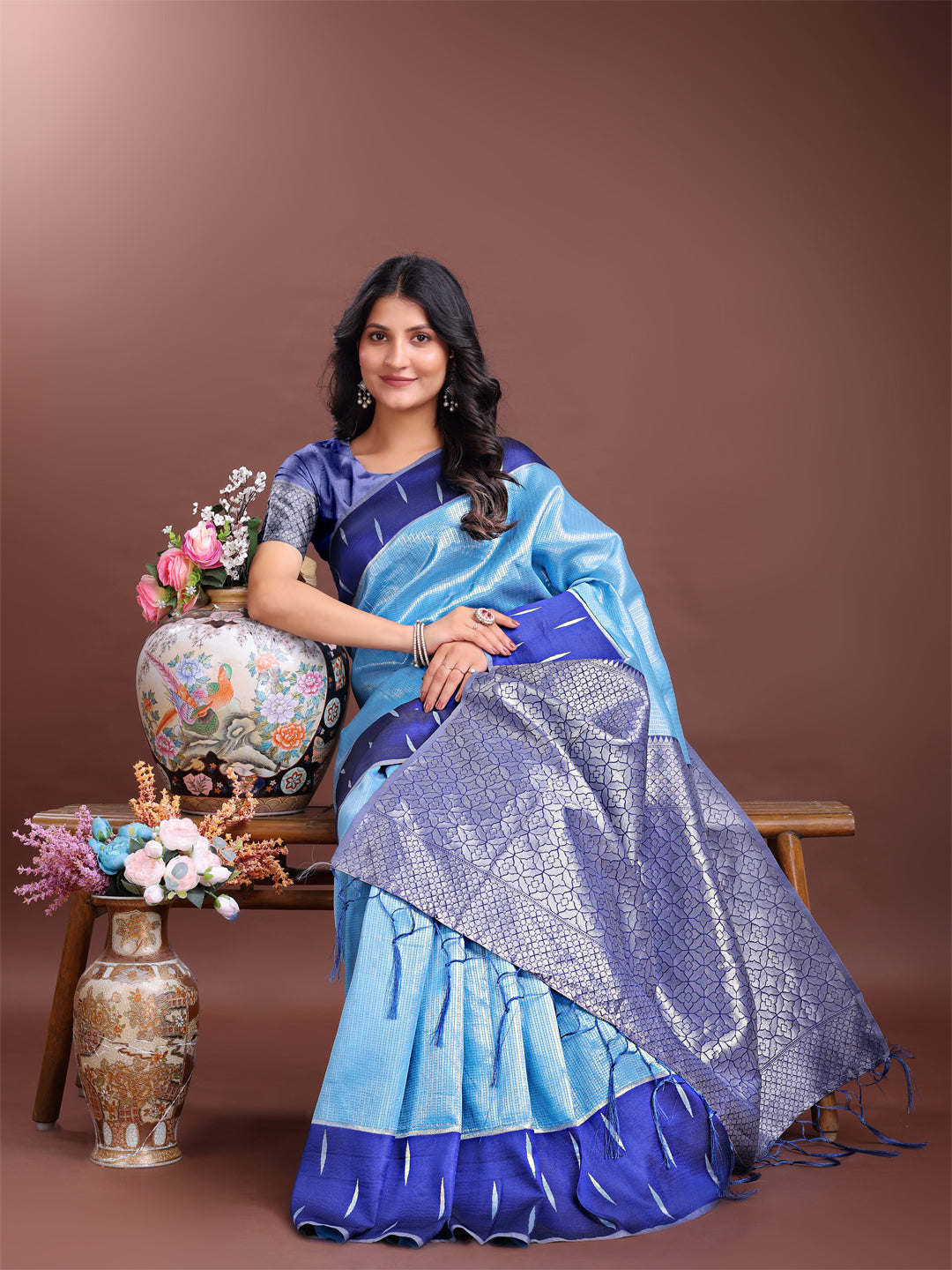 Chandrika Charm Lichi Silks Saree Collection | Ready To Wear SKU - ASDAI1001 to 08