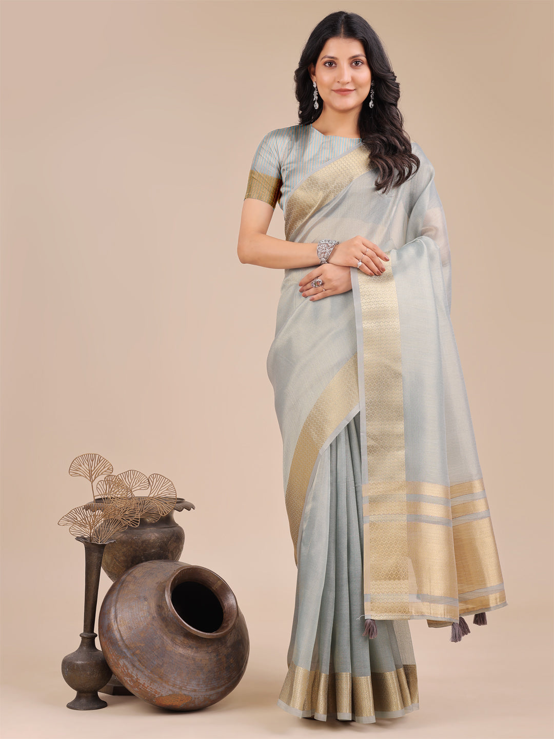 Zehra Organza Elegance Sarees Collection| Ready To Wear SKU- SWDUR1001 to 06