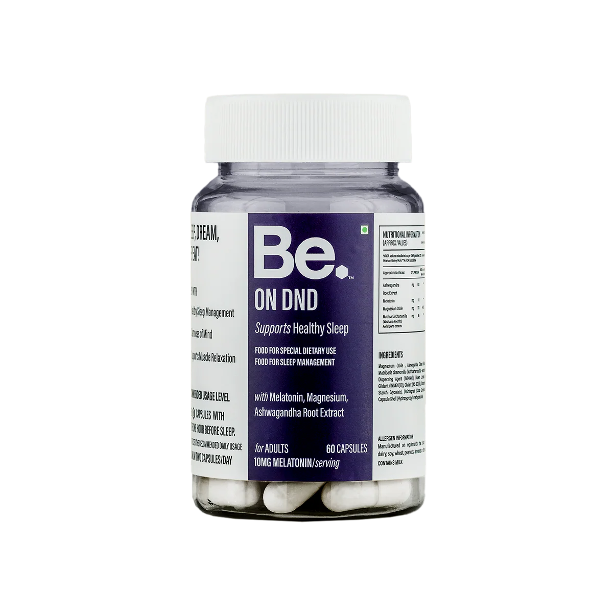 The Be Life Support Healthy Sleep - 60 Capsules