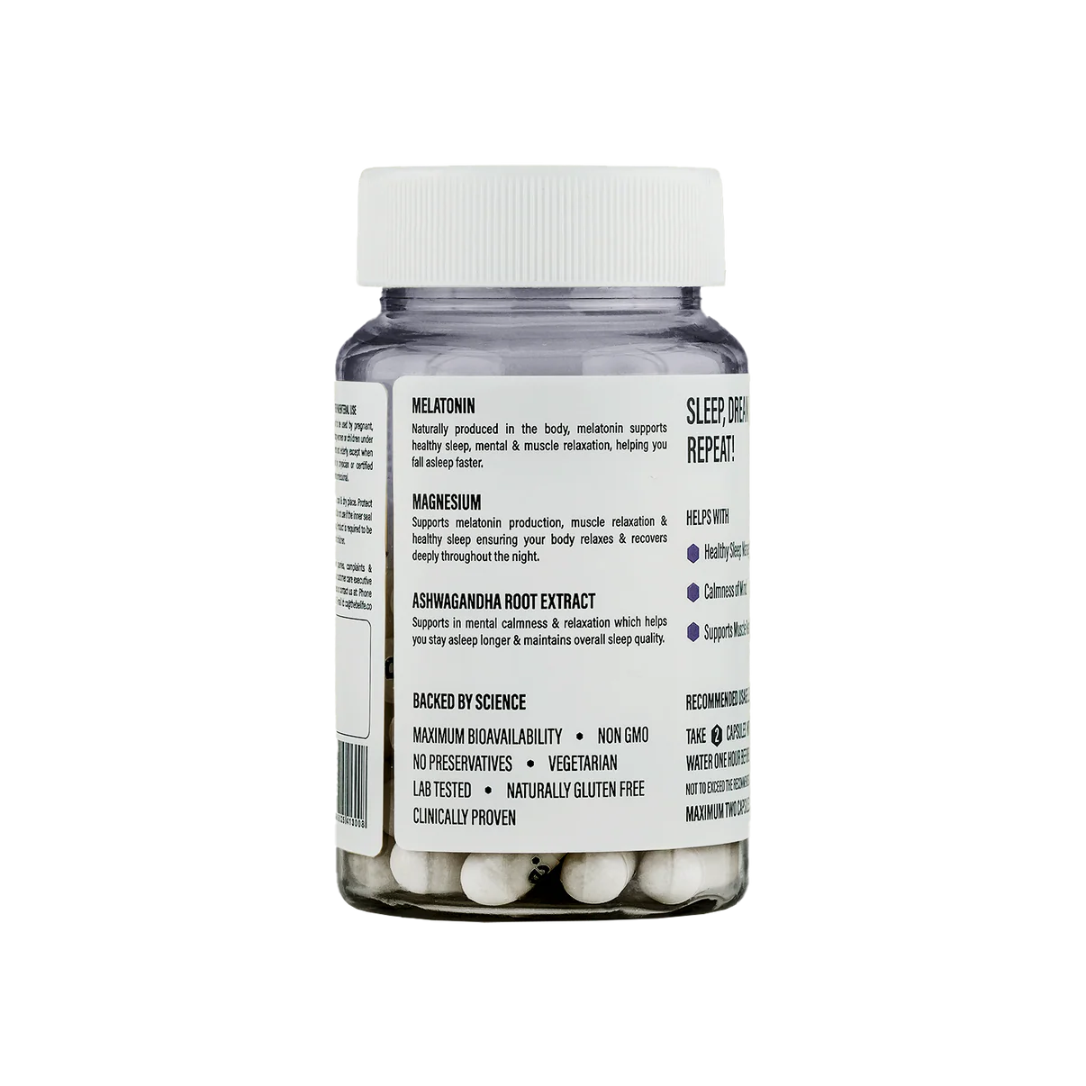 The Be Life Support Healthy Sleep - 60 Capsules