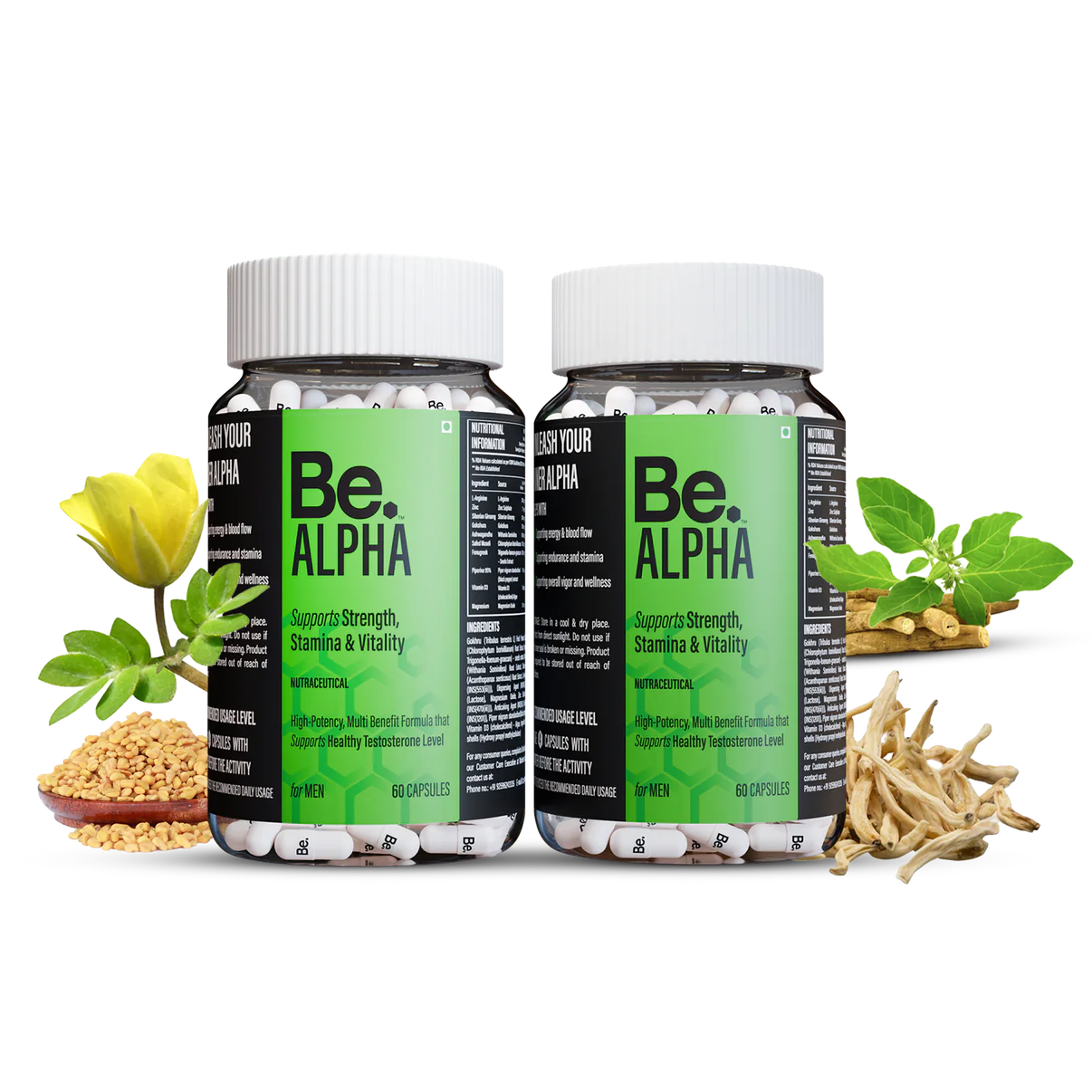 The Be Life Support Strength Stamina & Vitality - 120 Capsules