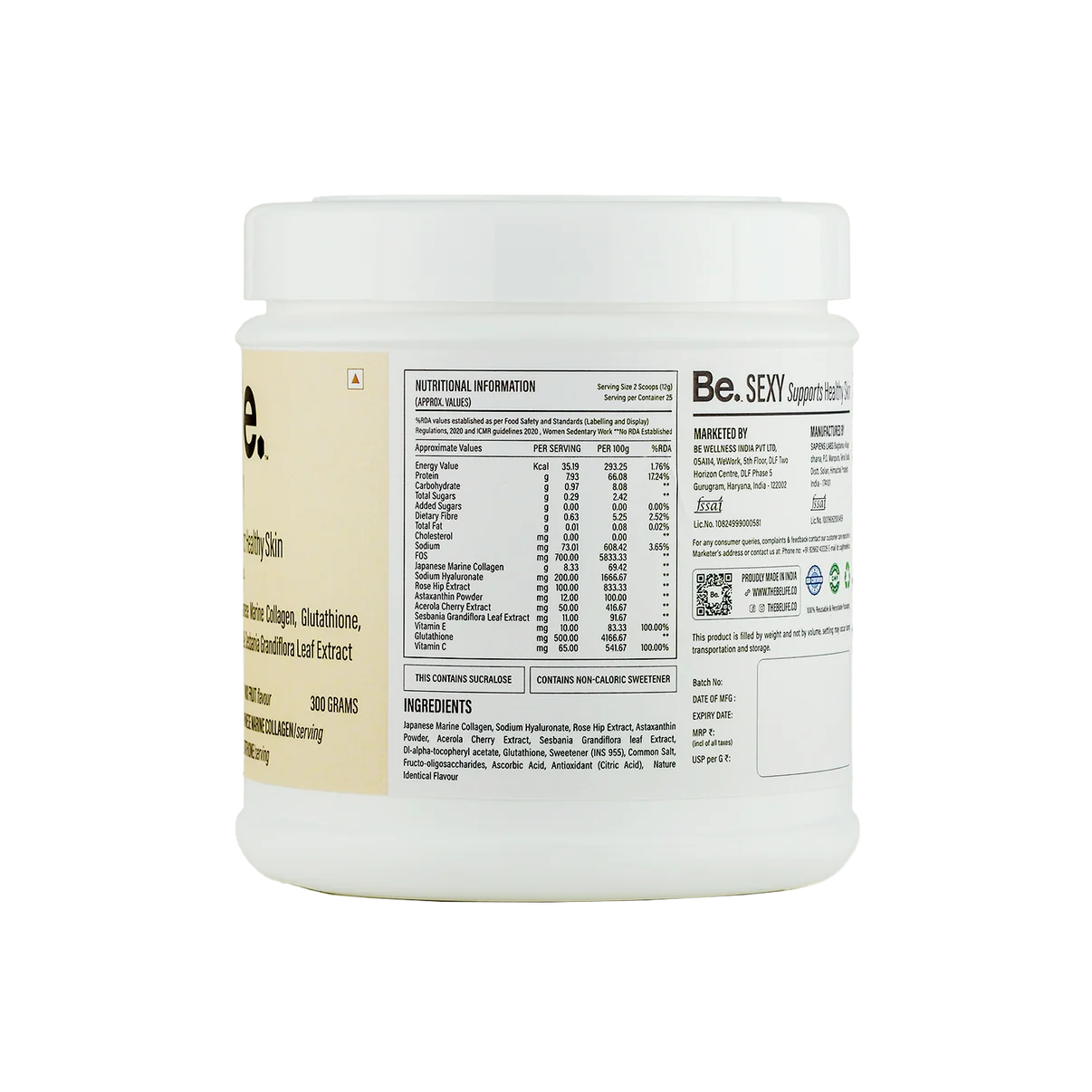 The Be Life Supports Healthy Skin - 300 gms