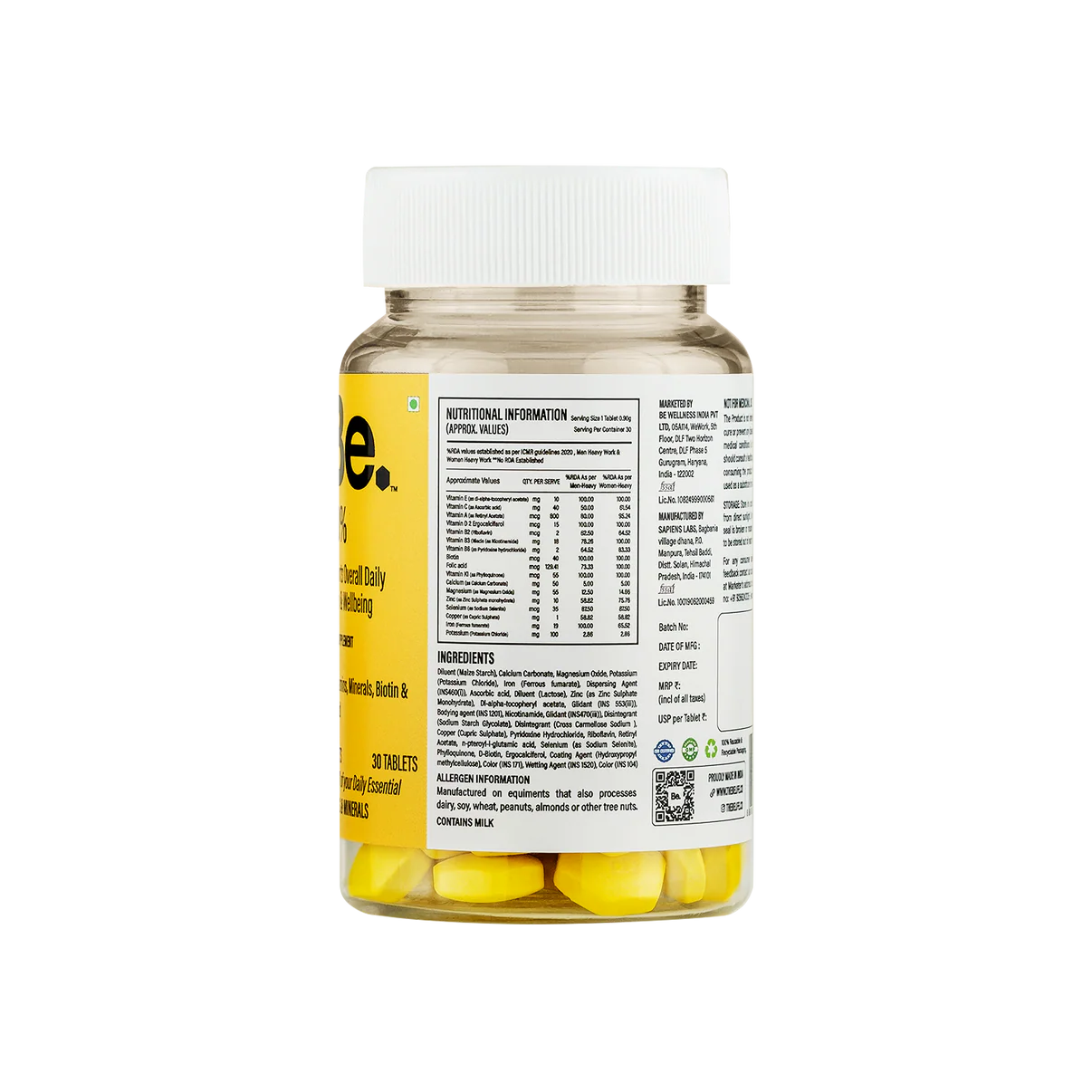 The Be Life Supports Overall Daily Health & Wellbeing - 30 Tablets