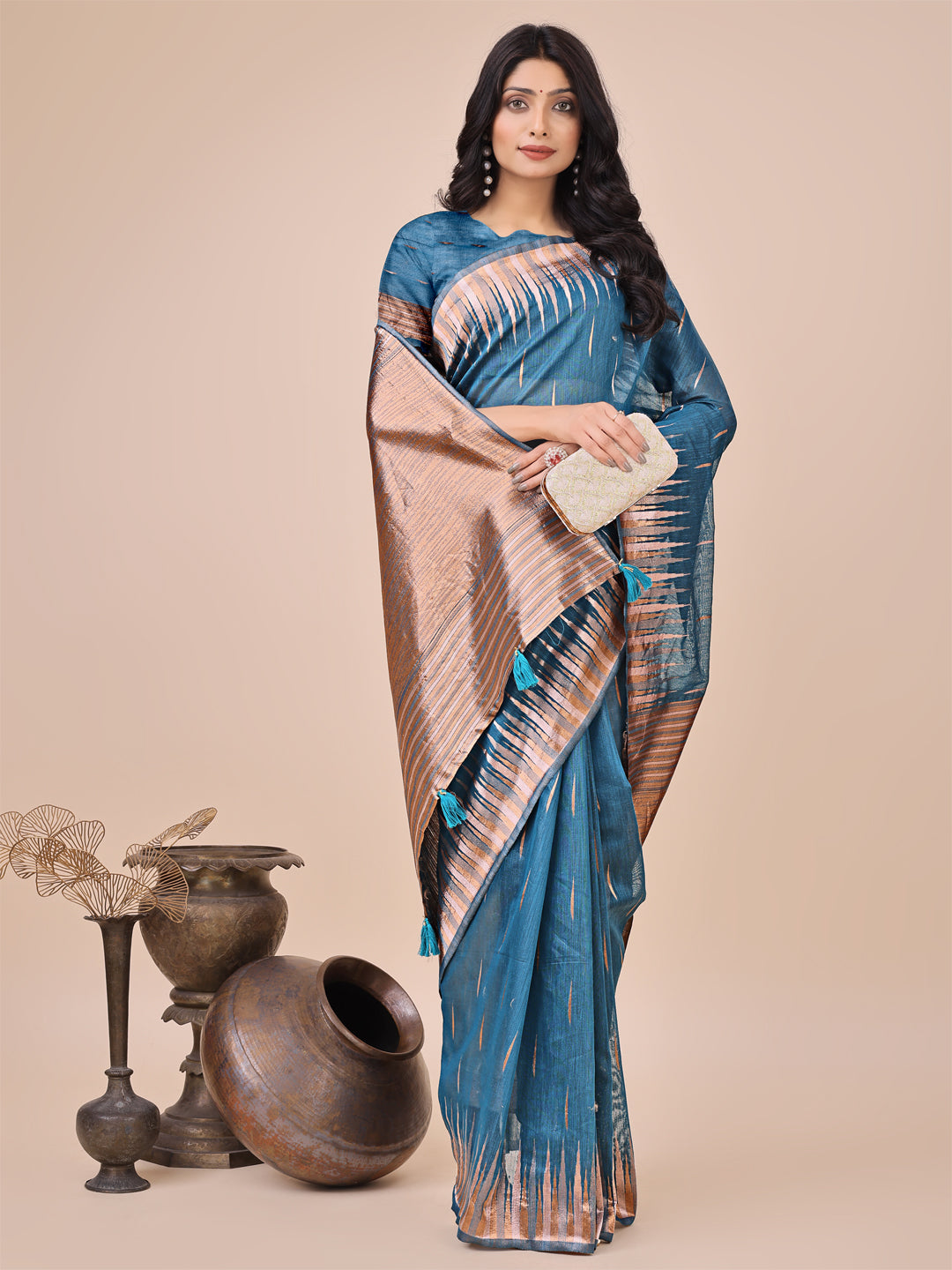 Anmol Anubhav Linen Cotton Series Sarees Collection | Ready To Wear SKU - ASTAR1001 to 06