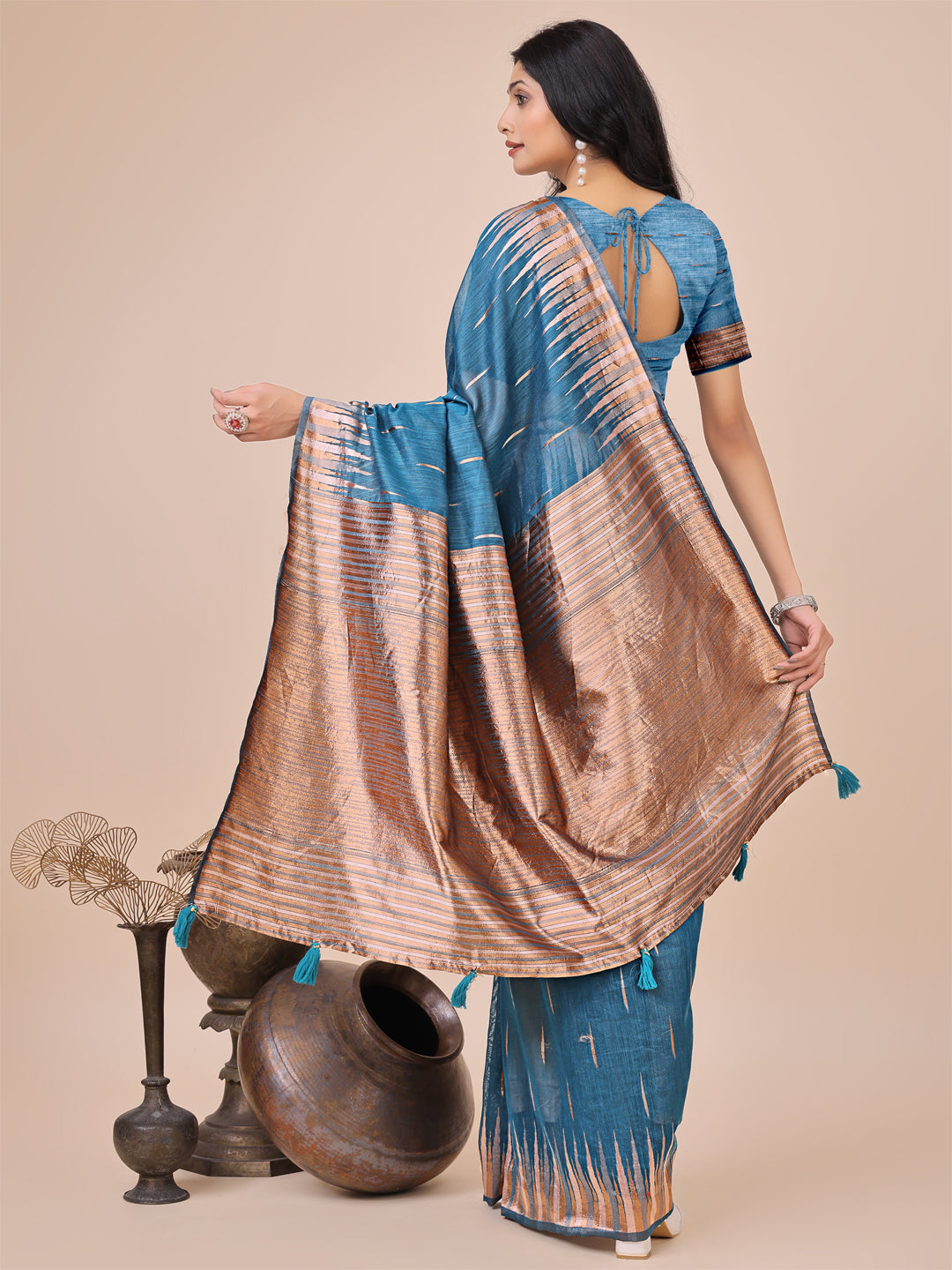 Anmol Anubhav Linen Cotton Series Sarees Collection | Ready To Wear SKU - ASTAR1001 to 06