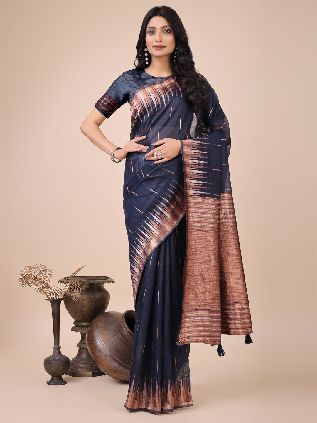 Anmol Anubhav Linen Cotton Series Sarees Collection | Ready To Wear SKU - ASTAR1001 to 06