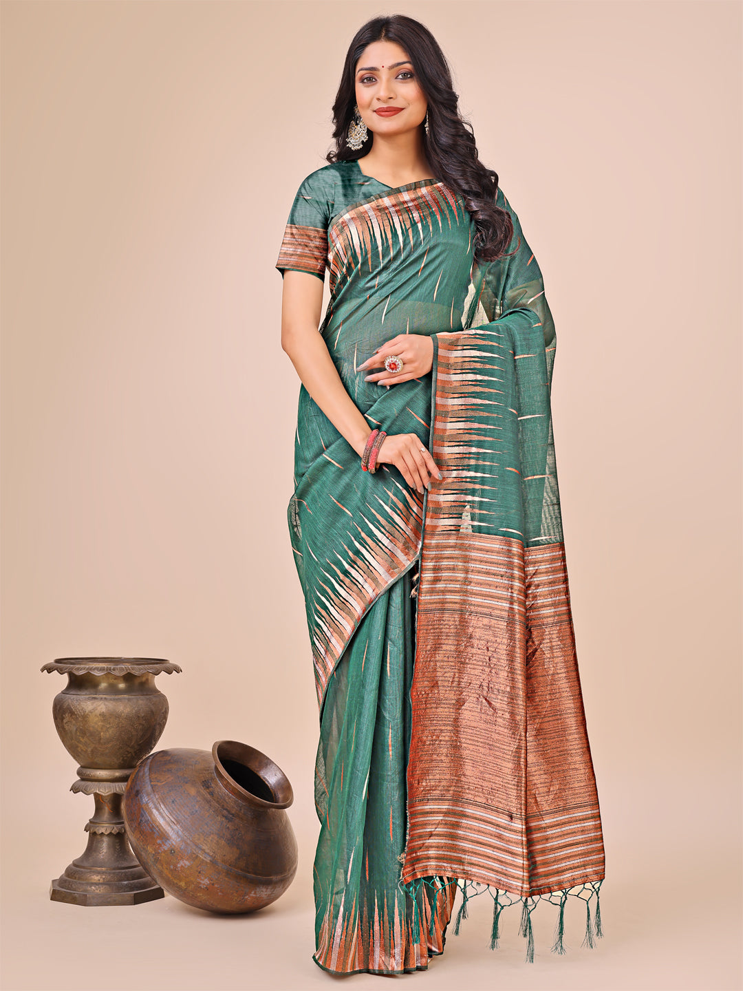 Anmol Anubhav Linen Cotton Series Sarees Collection | Ready To Wear SKU - ASTAR1001 to 06