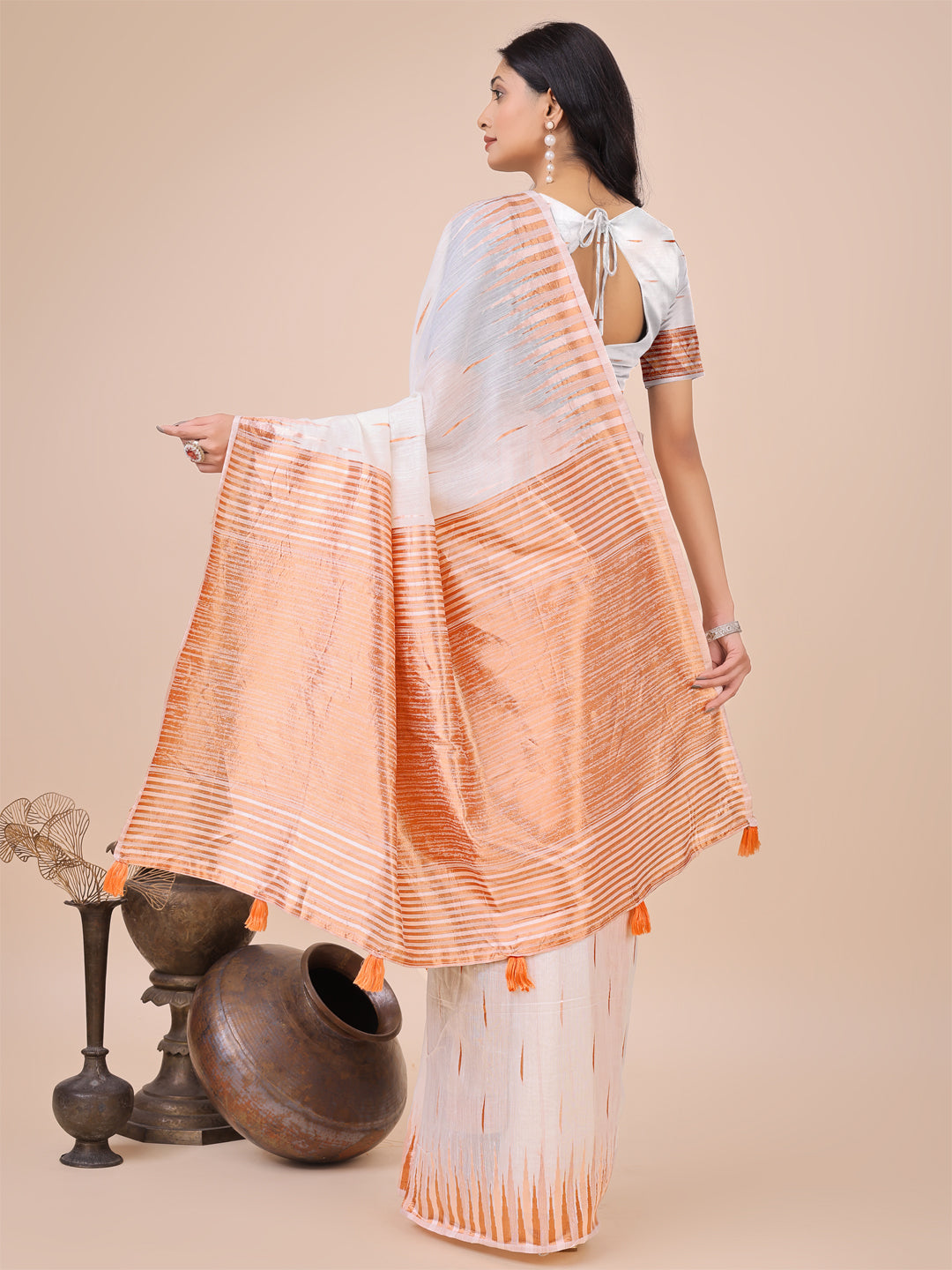 Anmol Anubhav Linen Cotton Series Sarees Collection | Ready To Wear SKU - ASTAR1001 to 06