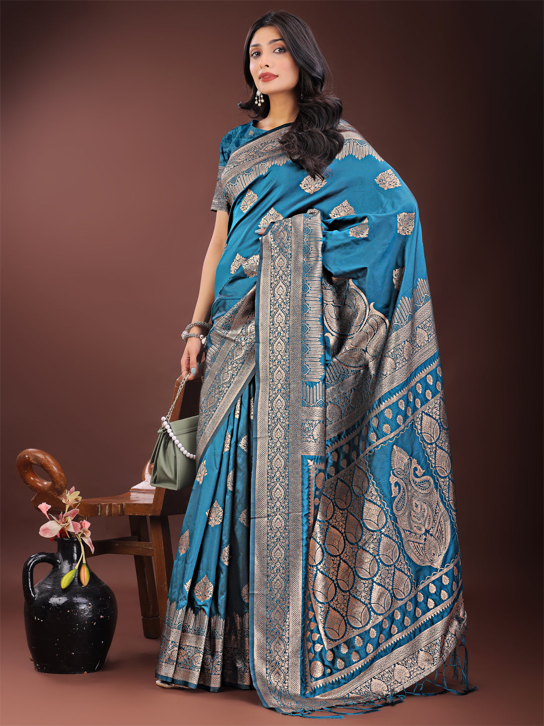 Kalamkari Katha Saree Collection| Ready To Wear SKU-ASTAN1001 To 06