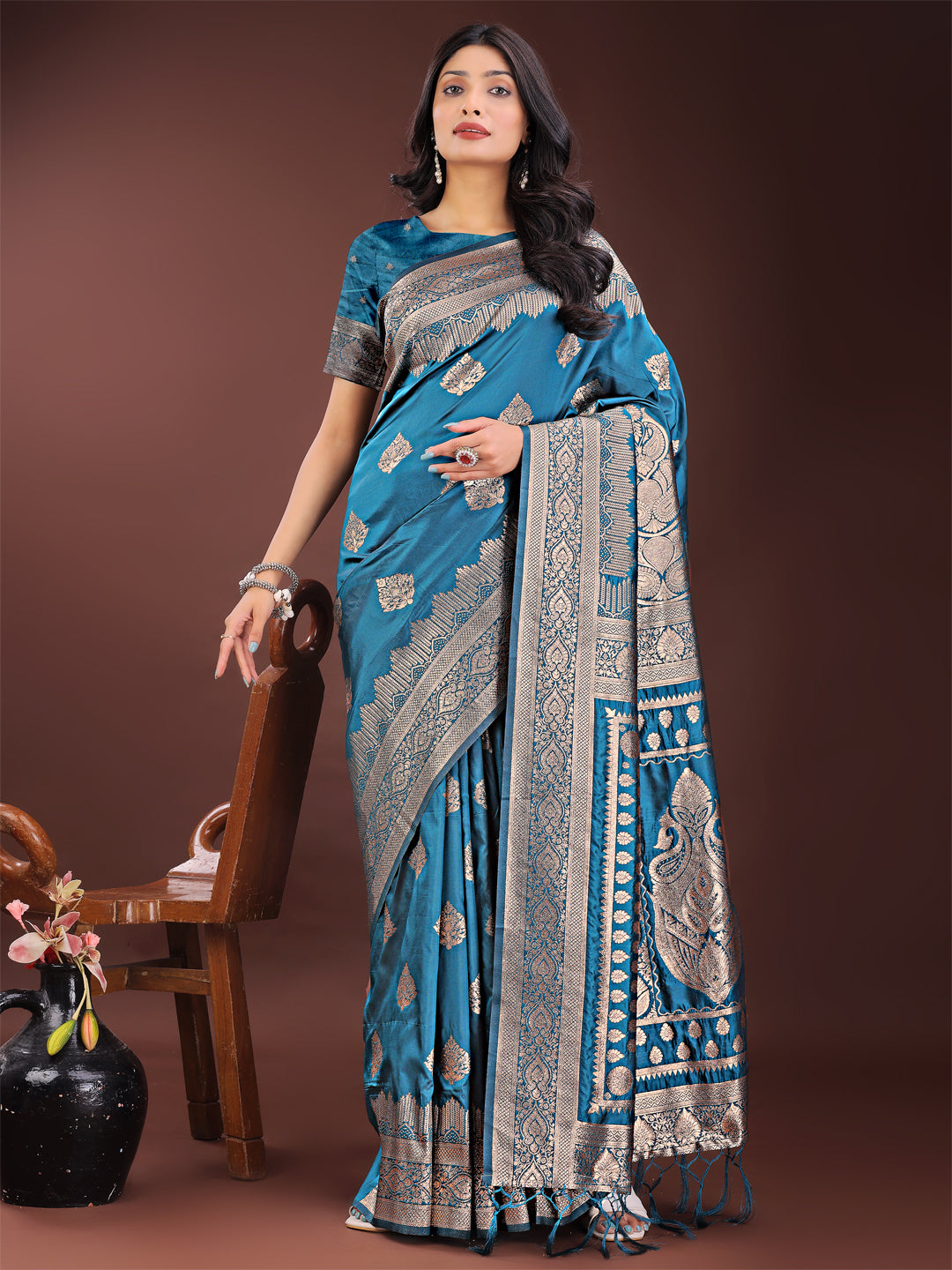 Kalamkari Katha Saree Collection| Ready To Wear SKU-ASTAN1001 To 06