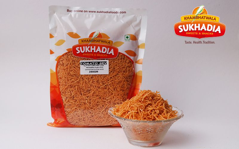 Sukhadia Sweets & Snacks Tomato Sev - 250 gms