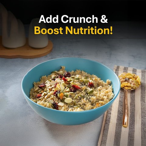 True Elements 7 in 1 Super Nut & Roasted Seeds Mix Nutrient-Rich Snack - 250 gms