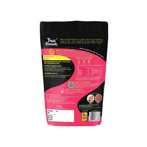 True Elements Quinoa Flour Gluten Free Atta - 500 gms
