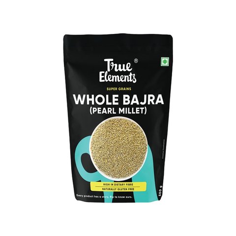 True Elements Whole Bajra/Pearl Millets - 500 gms