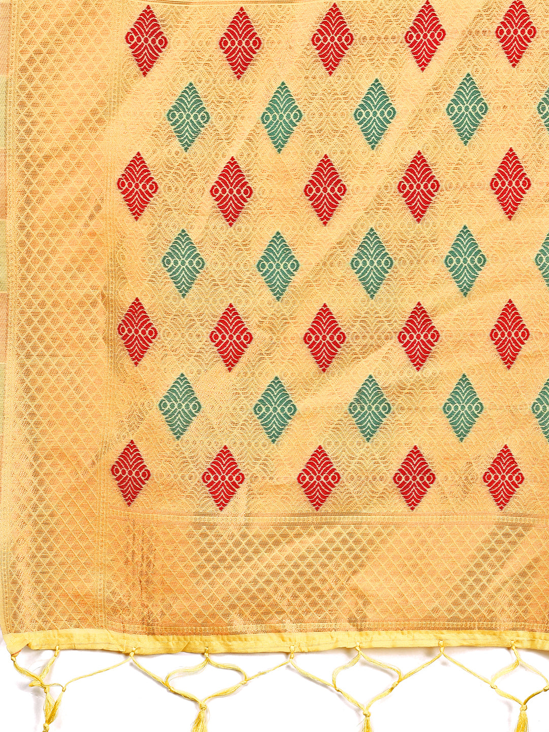 Mehfil Manjari Saree | Yellow Color | Ready To Wear SKU-ASSAAN1003