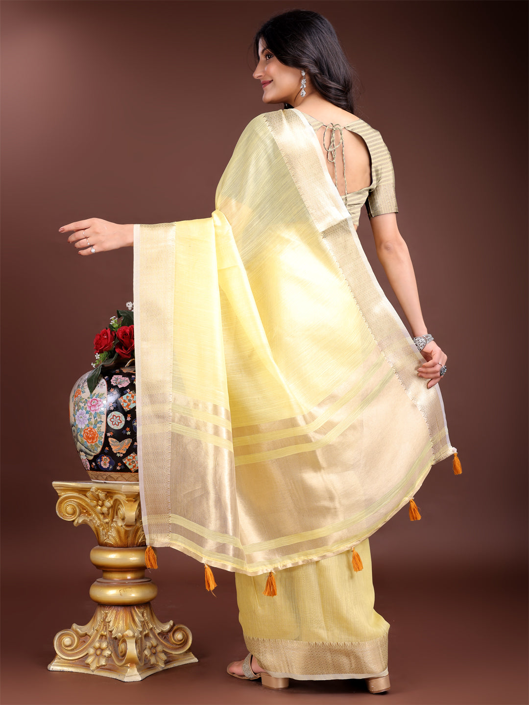 Chandni Chhaav Cotton Weaves Saree Collection | Ready To Wear SKU- SWPRA1001 to 05