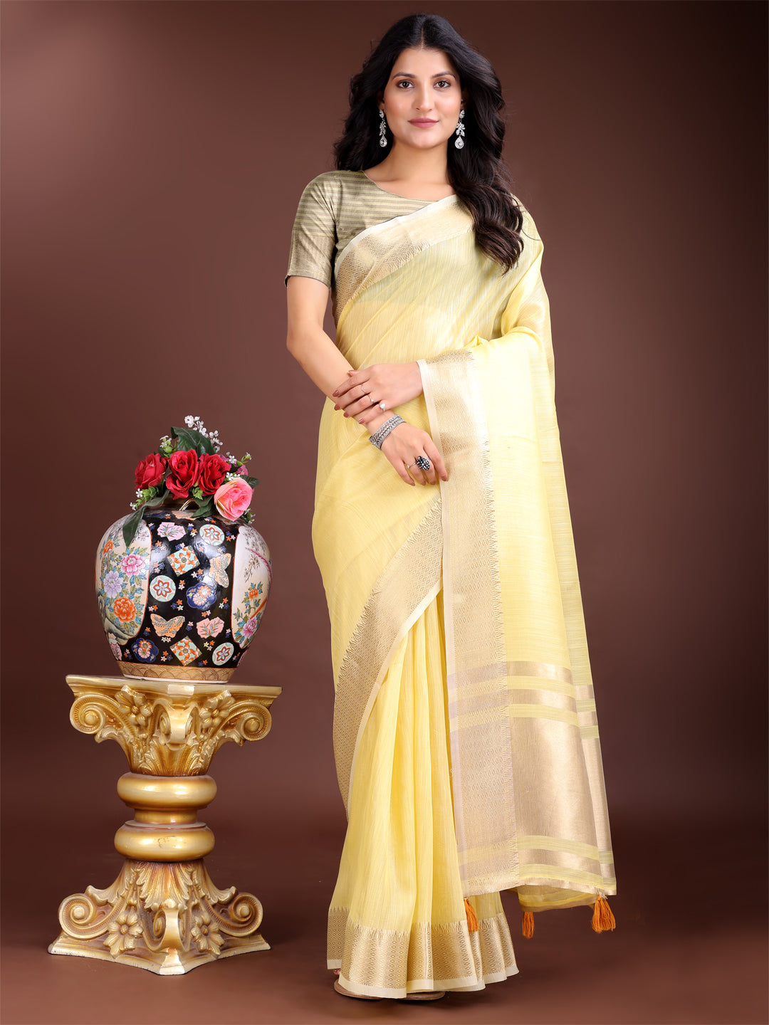 Chandni Chhaav Cotton Weaves Saree Collection | Ready To Wear SKU- SWPRA1001 to 05
