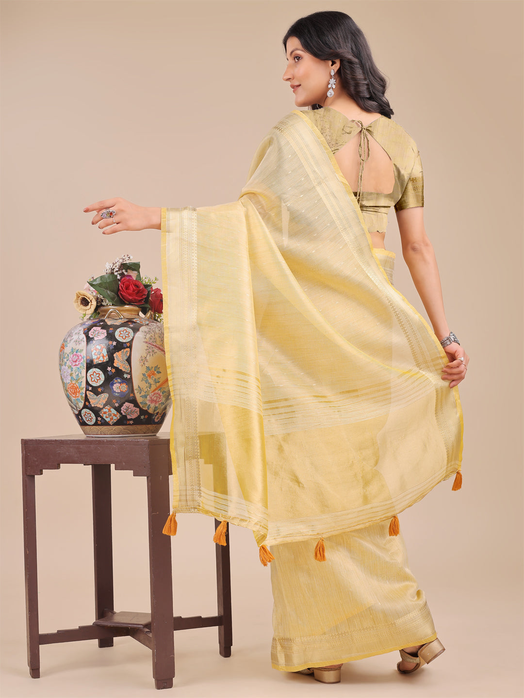 Noor-e-Nazaakat Organza Sarees Collection| Ready To Wear SKU- SWZUR1001 to 06