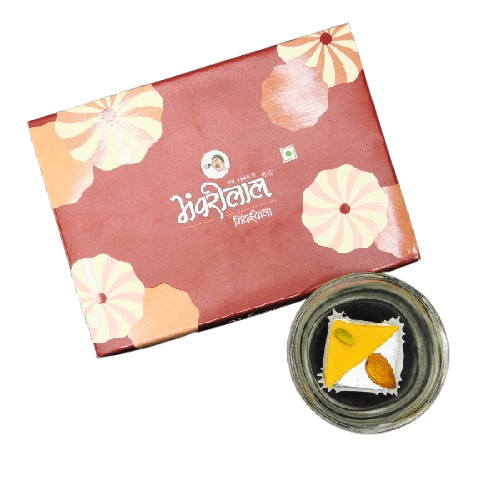 Bhanwarilal Kaju-Badam Biscuit sweet - 500 gms