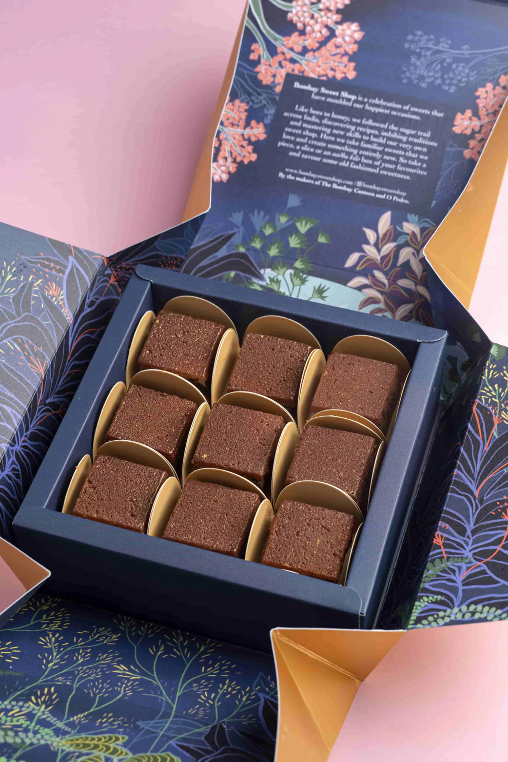 Bombay Sweet Shop Kaju Marzipan Bon Bon Box - Box of 9