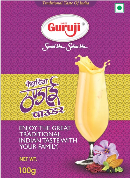 Shree Guruji Kesaria Thandai Powder - 100 gms