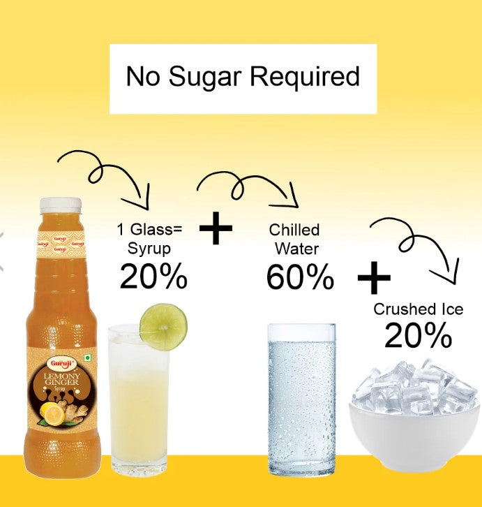 Shree Guruji Lemony Ginger - 750 ml