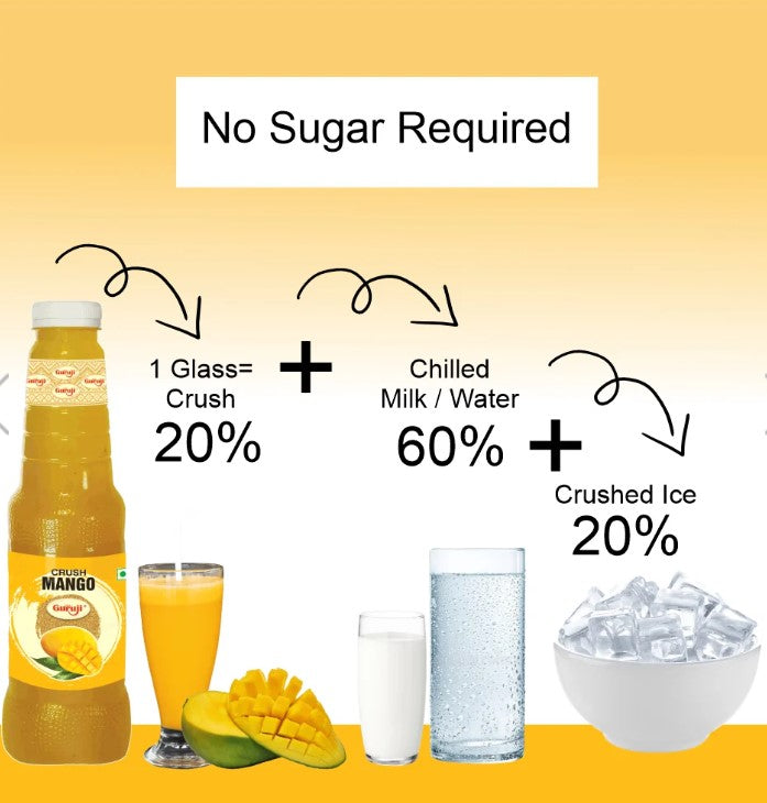 Shree Guruji Mango Crush - 750 ml