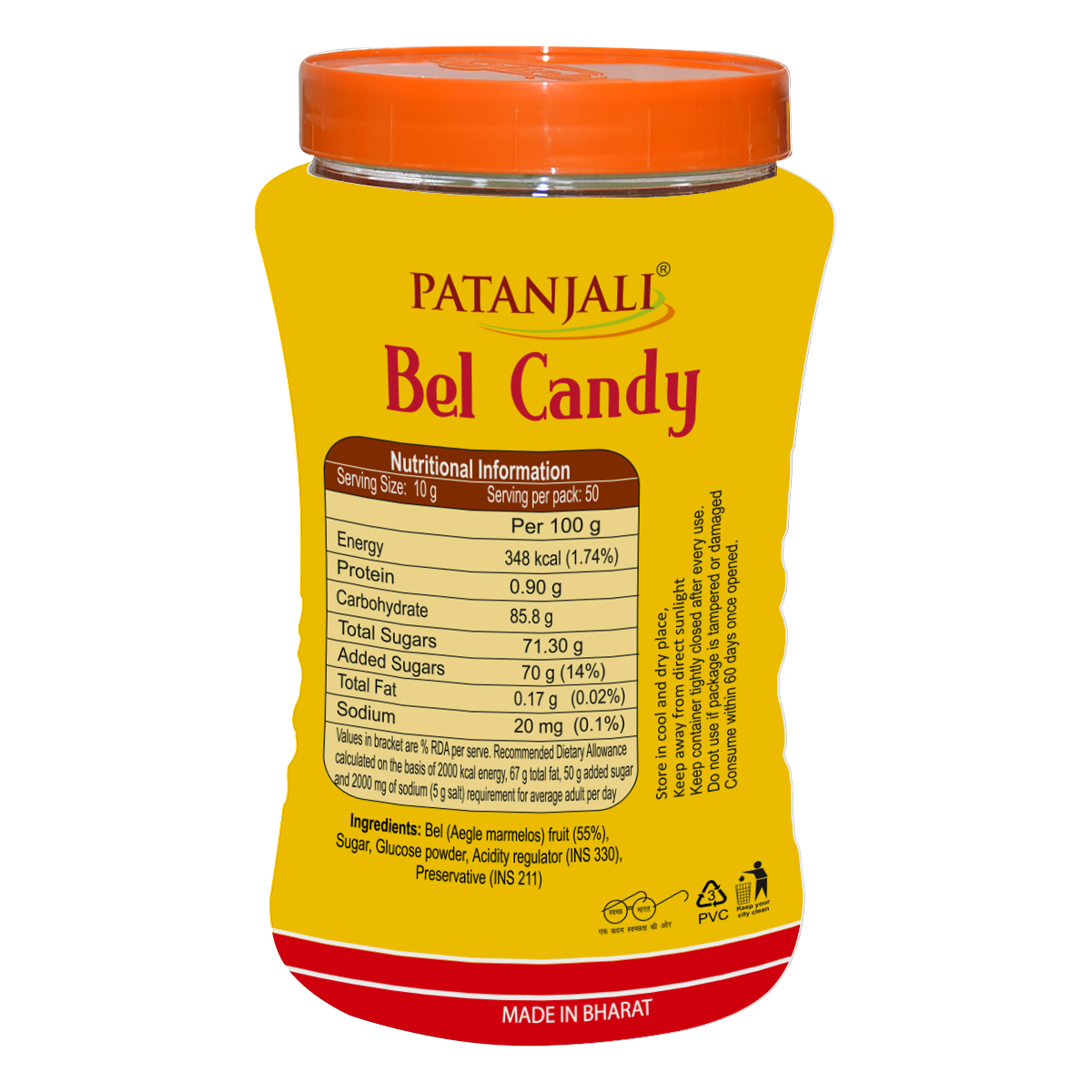 Patanjali Bel Candy - 500 gms