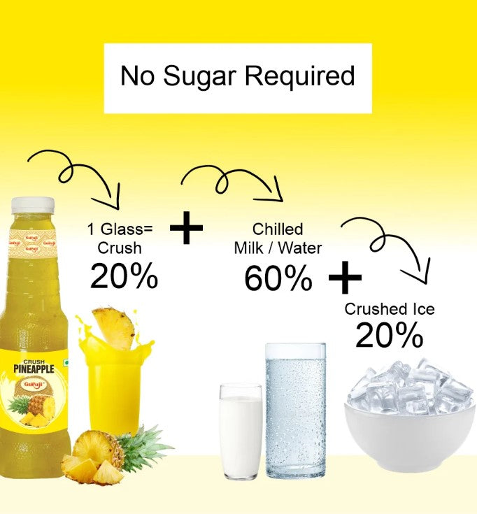 Shree Guruji Pineapple Crush - 750 ml