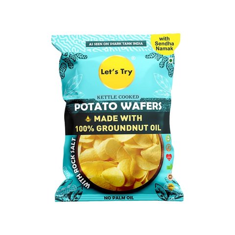 Let's Try Potato Wafers / Aloo Chips - 54 gms